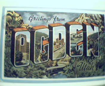 Ogden Utah Sovenir Folder of Eighteen Images