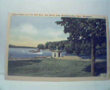 Endicott Rock and US Mail Boat, Winn. NH!