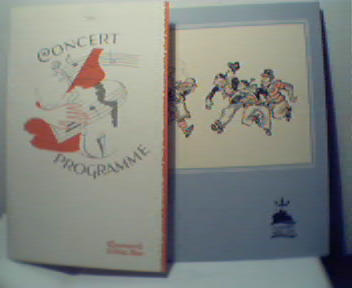 Concert Program and Menu Cunard White Star!