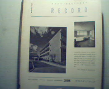 Arch. Record-3/54 Hopsitals,Parking in ChiTwn