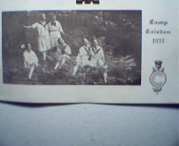 Camp Calendar from 1921 Yagonwanea Camp