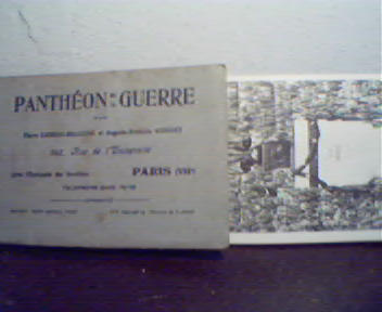 Patheon de Guerre from Paris c1918!