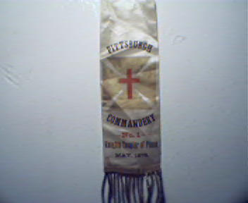 Ribbon from Knights Templar of Pennsylvania