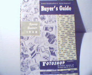 Photographic Equipment Buyers Guide