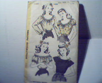 Hollywood Patterns No.J-6083 Sz 16, 34 Bust