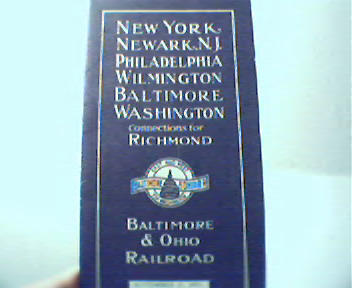 Connections for the Baltimore & Ohio R.R.!