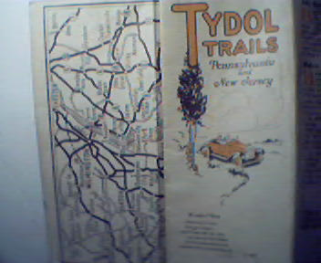 Tydol Trials Map of Pa and Jersey in Color!