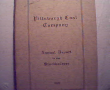 Pittsburgh Coal Annual Shareholder Reprt 28'