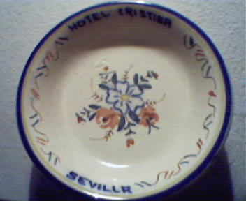 Hotel Christina Porcelain Dish!