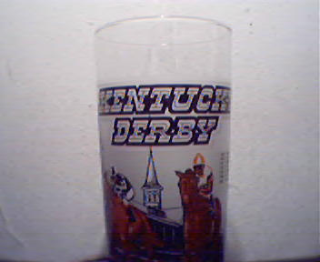 Kentucky Derby Glass with Winners from 79'