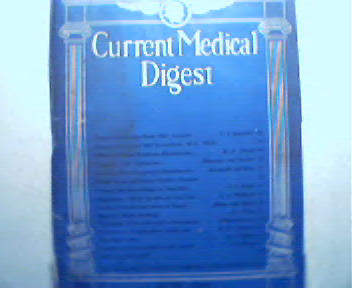 Current Medical Digest-6/44 Diptheria,FemaleV