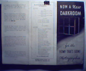 Now a New Darkroom for Home thats Photograph