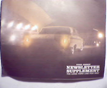 Ford Owners Newsletter Supplement for 1962