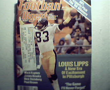 Football Digest-10/86 Steelers,Ditka Autobiography,More