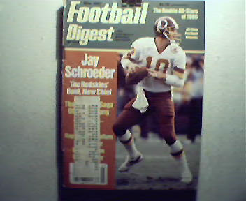 Football Digest-3/87 Curt Warner,McCallum, USFL,Guys!