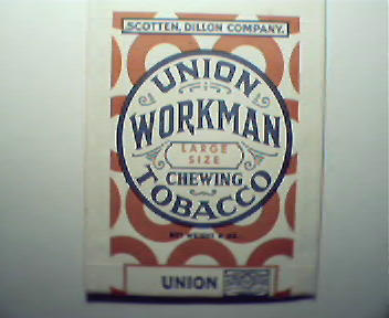 Unused Free Sample Bag for Union Chewing Tobacco!