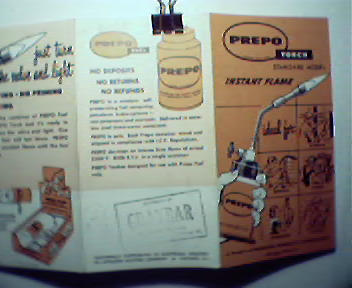 Prepo Torch Standard Model Sales Brochure c1940s!