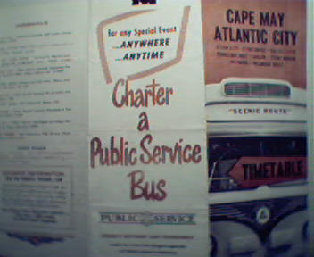 Cape May & Atlantic City Timetable from 1950s!