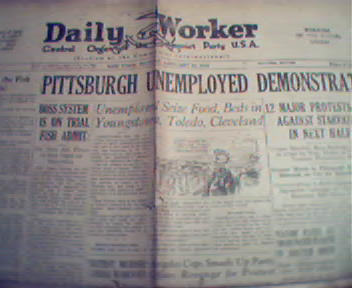 Daily Worker-1/12/31Pittsburgh March,Angles Cops!