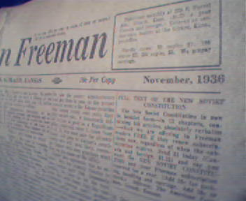 American Freeman- 11/36 A.F.Landon,Panama Canal!