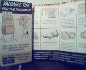 LOF Superfine Fiber Glass  and its Uses! from 1955!