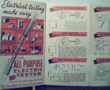 General Electric All Purpose Electrical Tester frm c46'