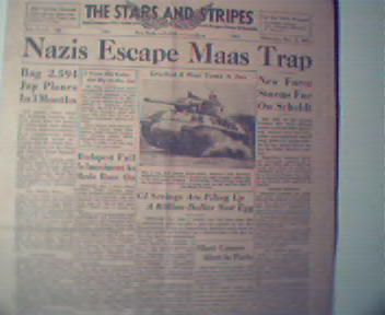 Stars & Stripes=11/2/44 Negro Tank Unit,Maas Trap!