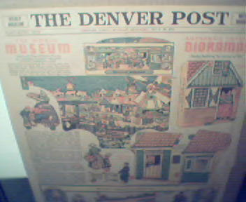 Denver Post World Musem Dioramas-Dutch Village Life-37'