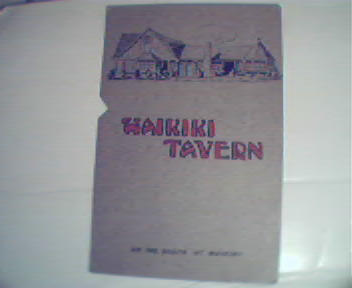 Waikiki Tavern Autographs from 1940s! in Color!