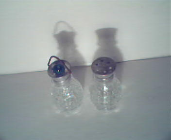 Glass and Silver Metal  Lantern Style Matching Set!