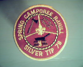 Spring Camporee Rd Hill 1978 Silver Tip District!