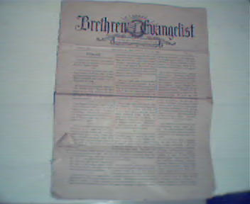 Bretheren Evangelist 7/28/1897-Trans Atlantic Cable!