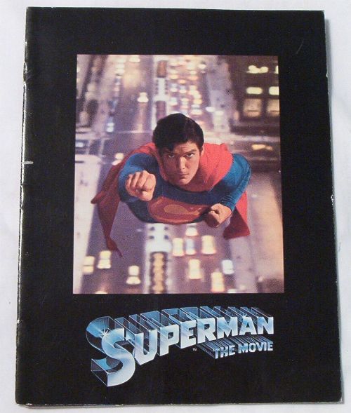 Superman, The Movie--Program Booklet- Color Photos,Cast (click to enlarge)