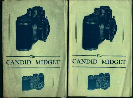 Candid Midget Camera Sales Literature