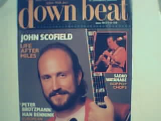 Down Beat-1/87 Billy Holiday, John Scofield, Watanabe