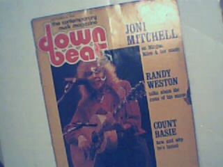 Down Beat- 9/79 Joni Mitchell, Randy Weston, Cnt Basie!