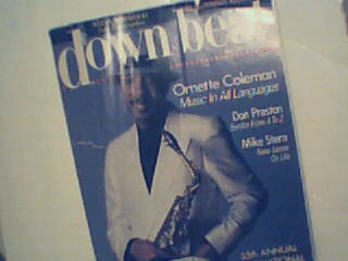 Down Beat- 8/87 Ornette Coleman, Don Preston,M.Stern!