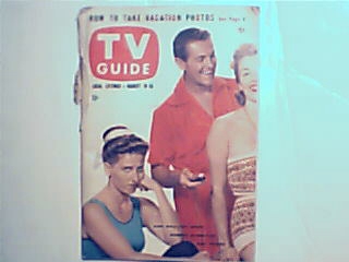 TV Guide!-8/10/57 Mike Wallace, Ex Prez Truman!