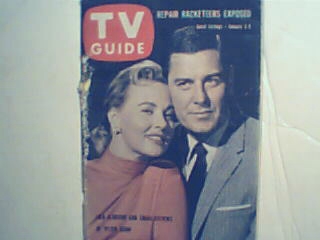 TV Guide-1/3/59 Peter Gun,Adam West,Julia Meade!