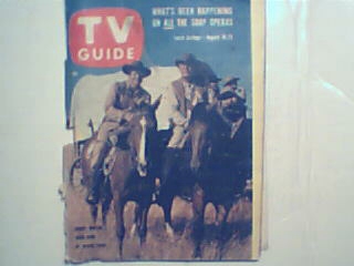 TV Guide- 8/16/58 ESP, David Susskind,J.Forsythe!