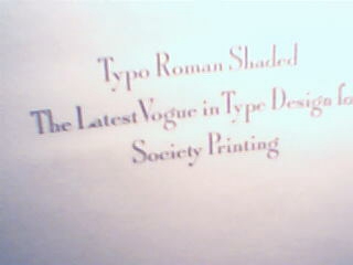Samples of Marriage Announcment Printing from 1930s!