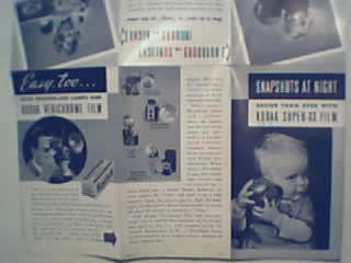 Kodak Super XX Film for Snapshots at Night Ad Brochure!
