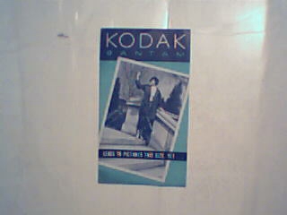 Kodak Bantam Camera Ad Literature! c1936!