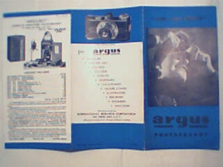 Argus All Purpose Projector Brochure! c1940s!