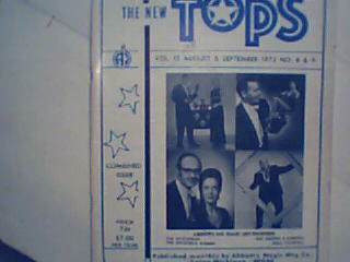 TOPS= 8-9/72 Houdini, Al Koran, Howard Thurston!