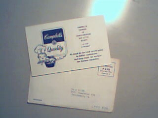 Campbells Soup Coin Saver with Orginal Envelope,c1940s!