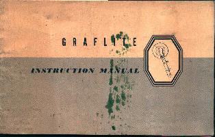 Graflite Instruction Manual