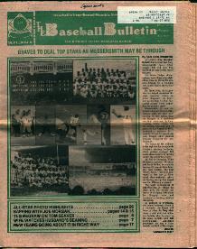 BaseballBulletin- From September 1977!