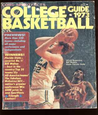 College Basketball 1973 UCLA's Bill Walton