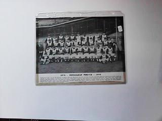 1970 B/W PHOTO OF THE PITTSBURGH PIRATES